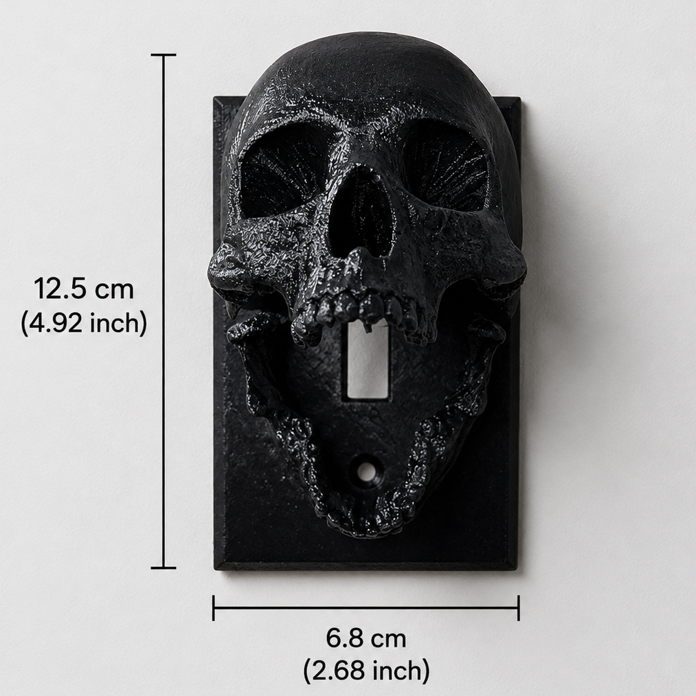 3D Printed Skull Light Switch Cover