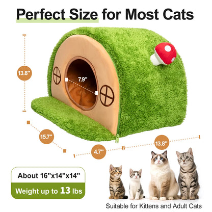 Cozy Tree Hollow Cat Cave
