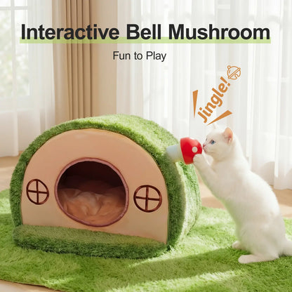 Cozy Tree Hollow Cat Cave