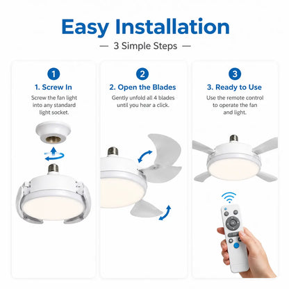 Slim LED Ceiling Light with Remote