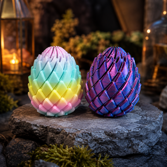 3D Printed Dragon Egg Fidget Toy Set