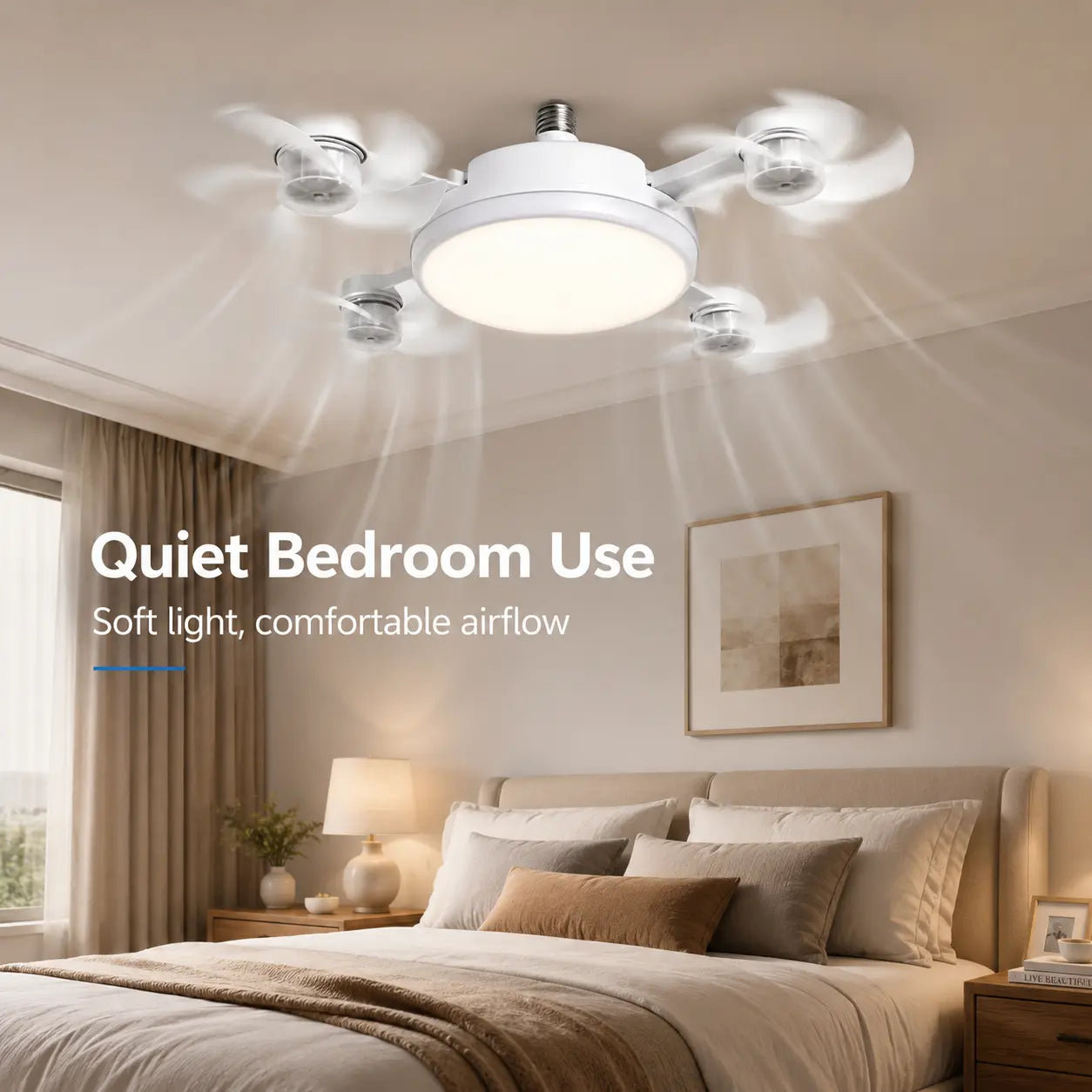 Slim LED Ceiling Light with Remote