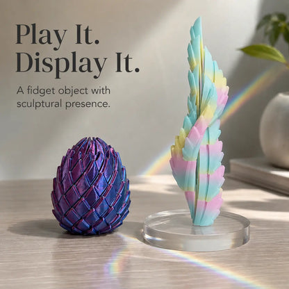 3D Printed Dragon Egg Fidget Toy Set
