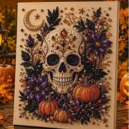 Spooky Cute Ghost Pearl Art Kit | Halloween 3D DIY Wall Decor