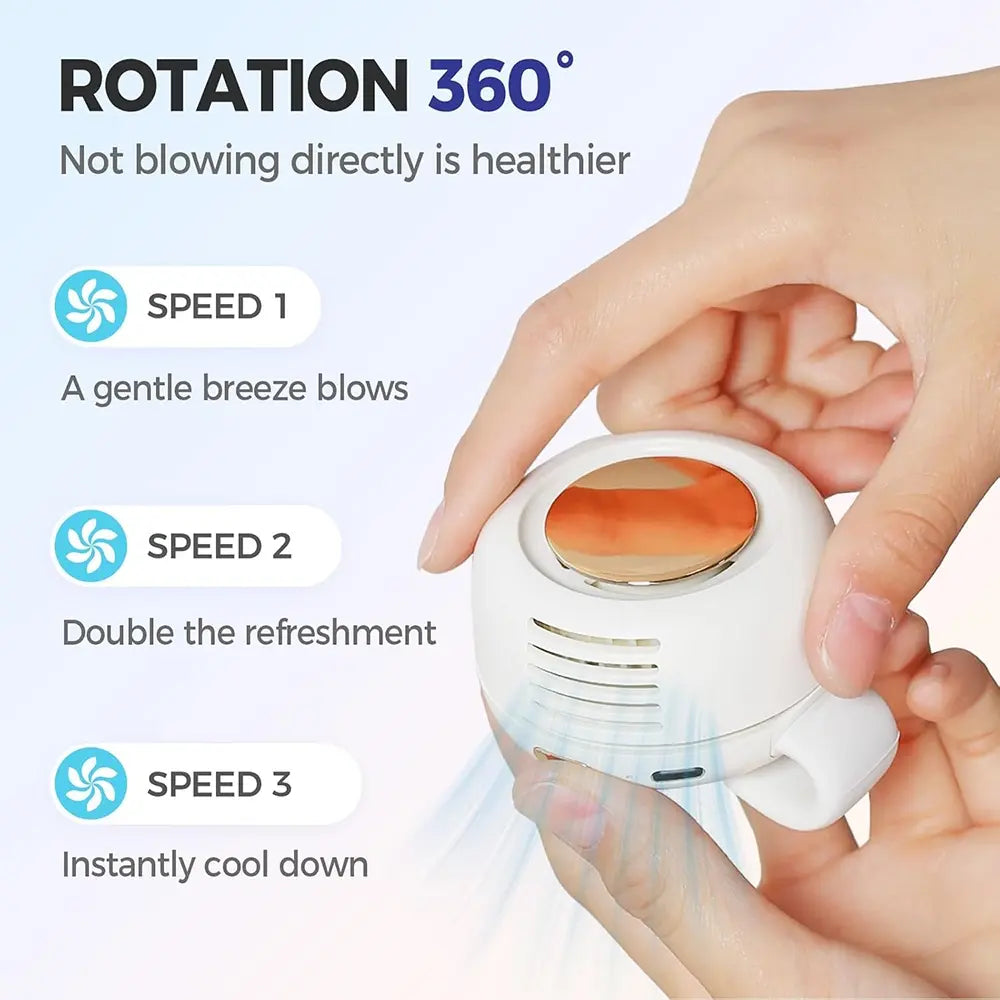 Clip-On Bladeless Neck Fan