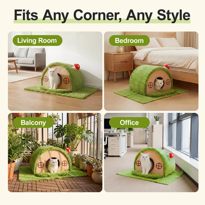 Cozy Tree Hollow Cat Cave