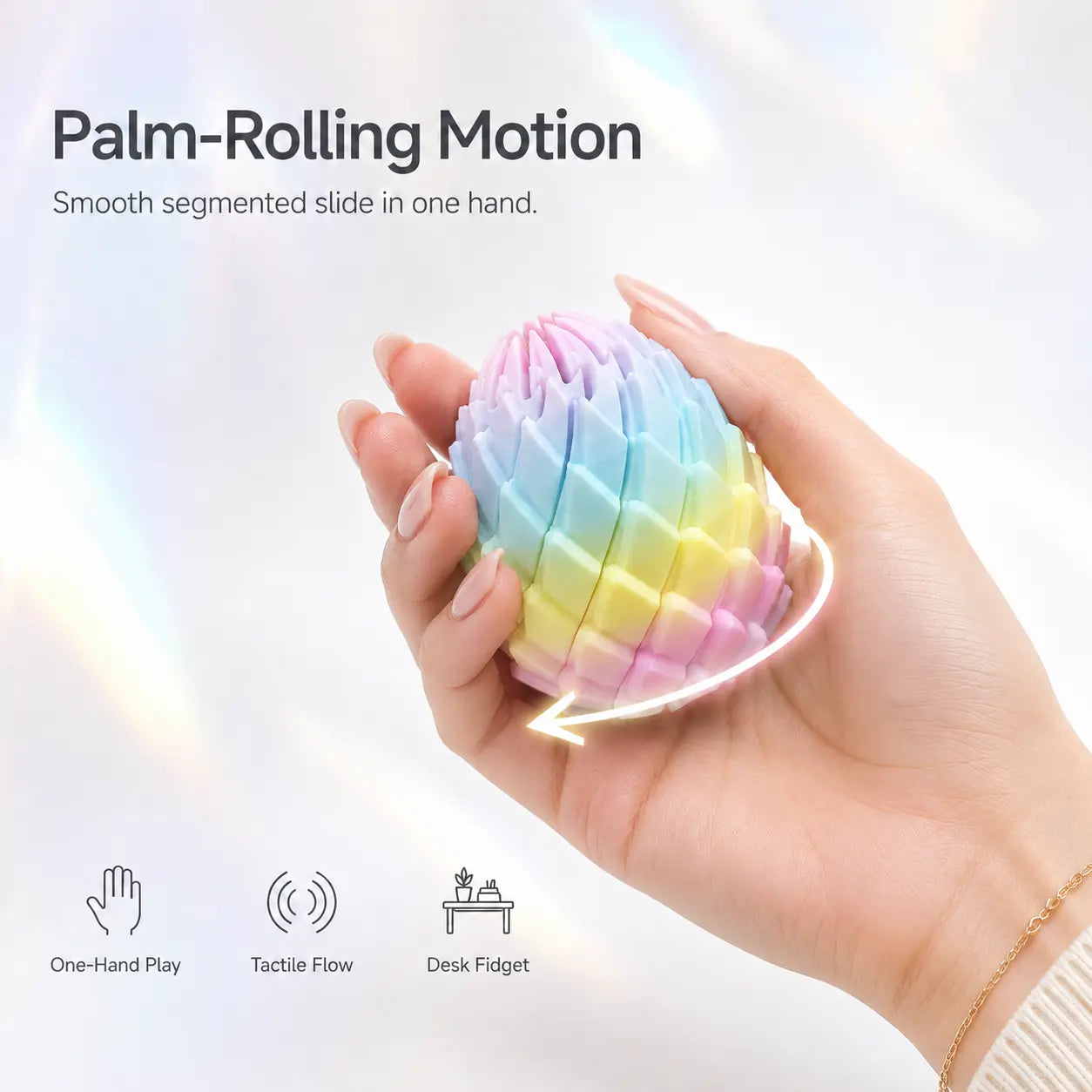 3D Printed Dragon Egg Fidget Toy Set