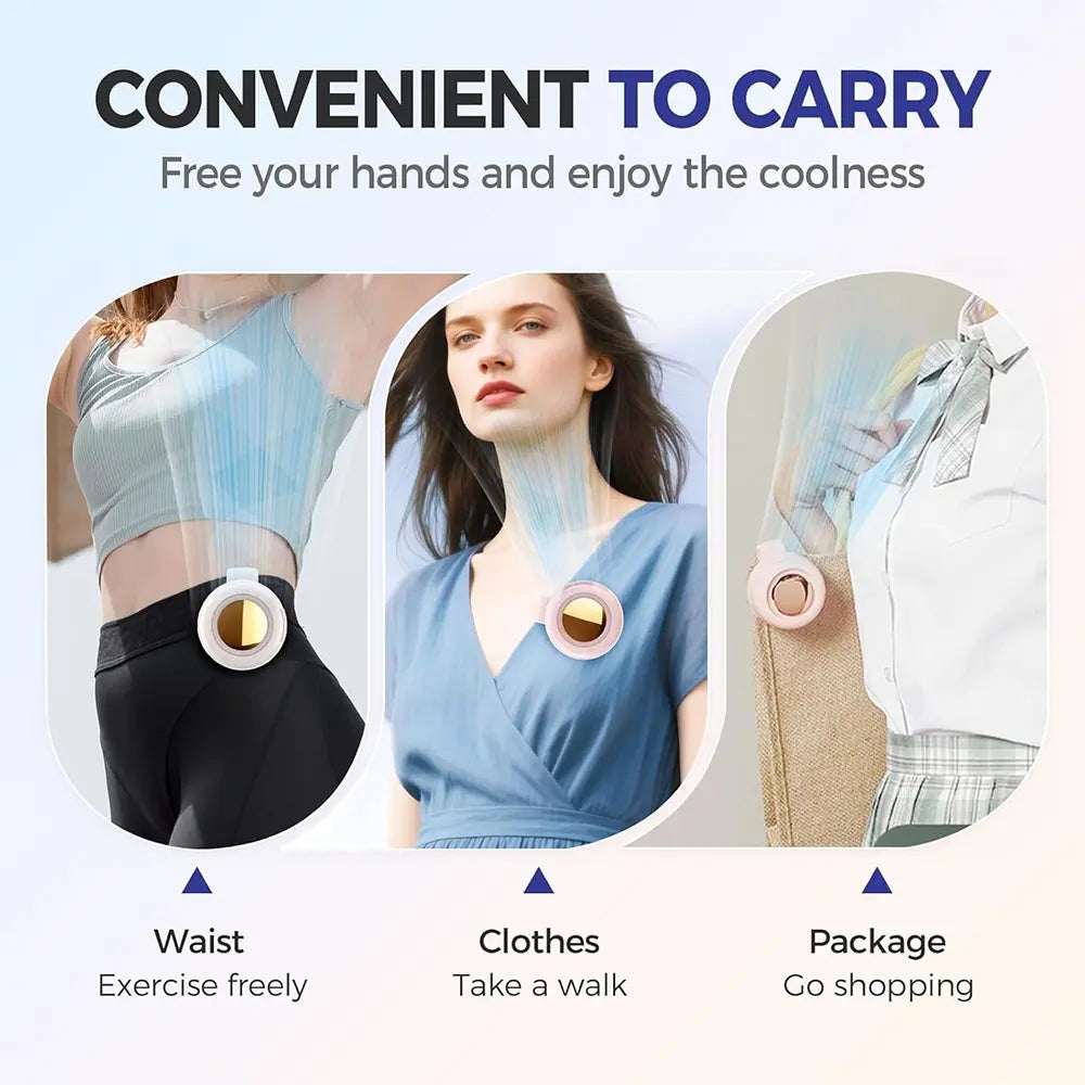 Clip-On Bladeless Neck Fan