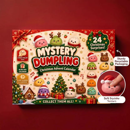 Advent Christmas Squishy Bun Blind Box Calendar